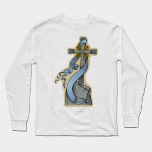 Cross in Stone Long Sleeve T-Shirt